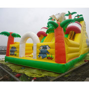 inflatable elephant jungle slides